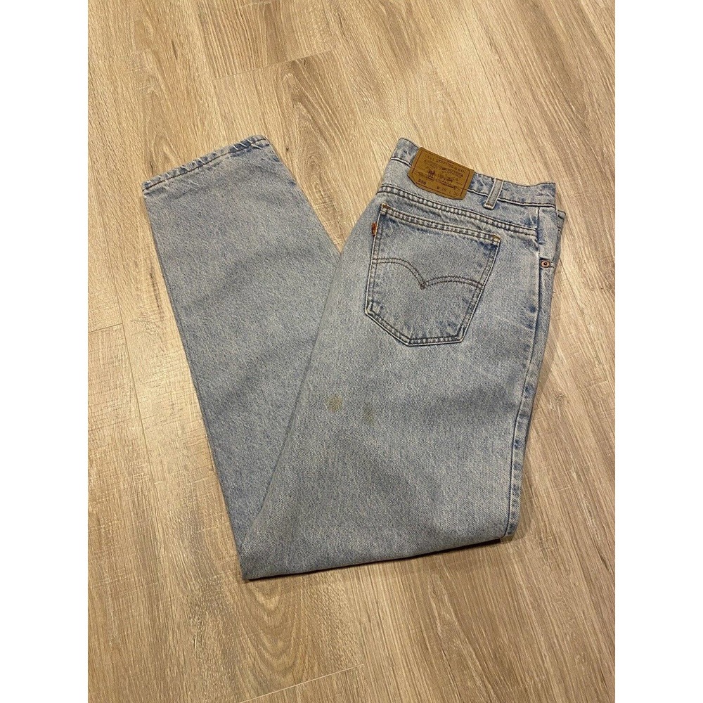 Vintage 1992 Levis 550 Men True 36X30 Orange Tab Jeans Relaxed Tapered Leg USA